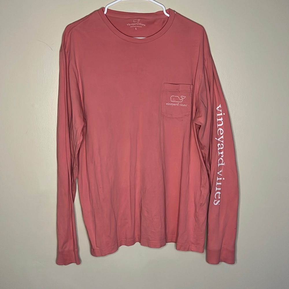 Vineyard Vines Pink Long Sleeved T Shirt